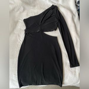 Black 1 shoulder dress